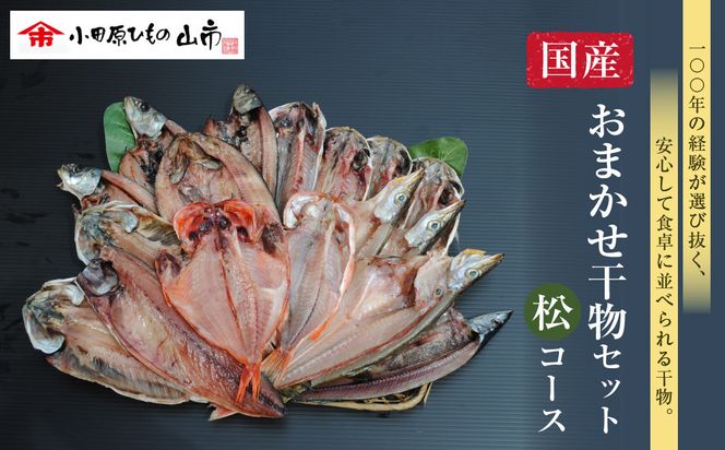 【国産】おまかせ干物セット 松コース【惣菜 魚 干物 ひもの お取り寄せ 御中元 お中元 お歳暮 父の日 母の日 贈り物 家庭用 自宅用 贈答品 贈答用 ギフト 定番 神奈川県 小田原市 】 142069_AM002