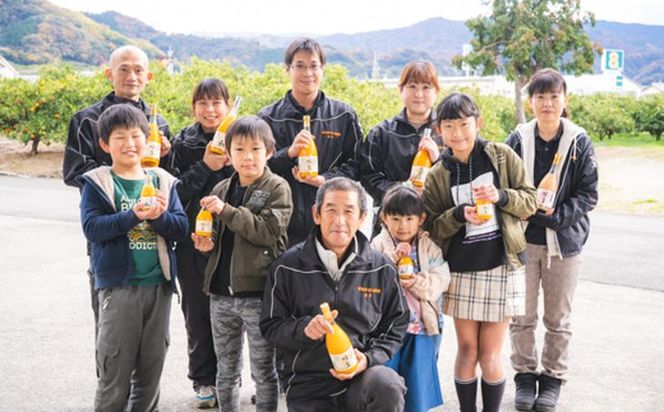果樹園紀の国 有田みかん ブランド ジュース 味皇（あじおう）720ml×3本 セット【和歌山 みかんジュース ミカンジュース ストレート 無添加 果汁100% 有田】_ZY6001n
