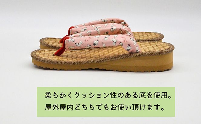 信貴×雪丸 ゆきまる雪駄 屋内屋外兼用 BrP 履物 和 和テイスト お祭り お祭り衣装 小物 屋内外兼用 室内で履ける 太めの鼻緒 伝統的履物 手作業 日本の伝統 柄入り鼻緒 