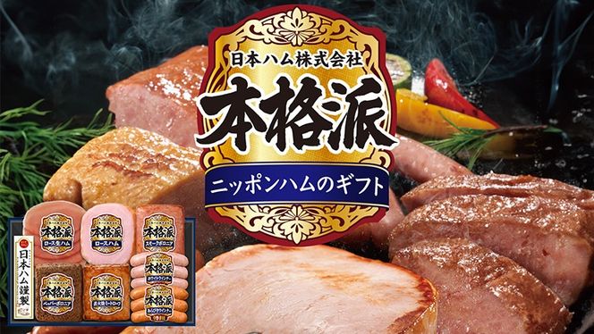 日本ハム 筑西工場 ギフトセットC 肉 にく 贈答 ギフト 詰め合わせ ハム ソーセージ ウィンナー 生ハム 焼豚 [AA083ci]