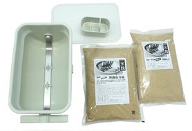 ぬか漬け器「ぬか楽アルファ」と熟成ぬか床＋補充ぬかのセット ぬか床キット 手作り 雑貨 日用品 