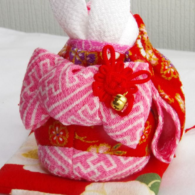 お守りうさぎ【うさぎ おまもり 人形 手作り】(CF201)
