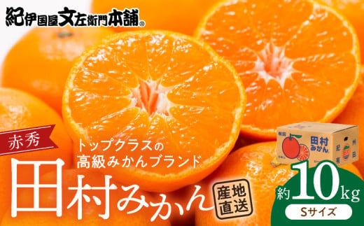 V7444_【2026年先行予約】田村みかん／特選ギフト品10kg【Sサイズ】赤秀