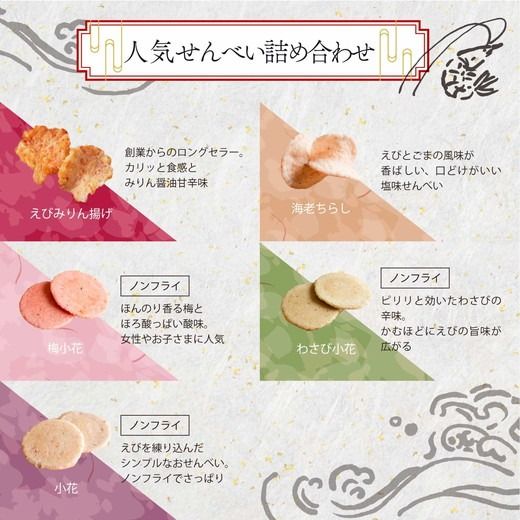 えびせんべいの里 えびせんいろいろ10袋セット 海老せんべい 煎餅 たこせんべい えびおかき いかせんべい 海鮮煎餅 詰め合わせ 大容量 お菓子 おつまみ おやつ お茶請け 工場直売 南知多 美浜町 お土産　※北海道・沖縄・離島への配送不可