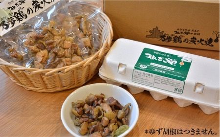 【全3回定期便】《 鶏 の 炭火焼 と ブランド 卵 のセット》緑の農園 満喫セット糸島市 / 緑の農園 [AGA033] 炭火焼き鶏肉 親鶏 酒の肴 おつまみ つまんでご卵 平飼い