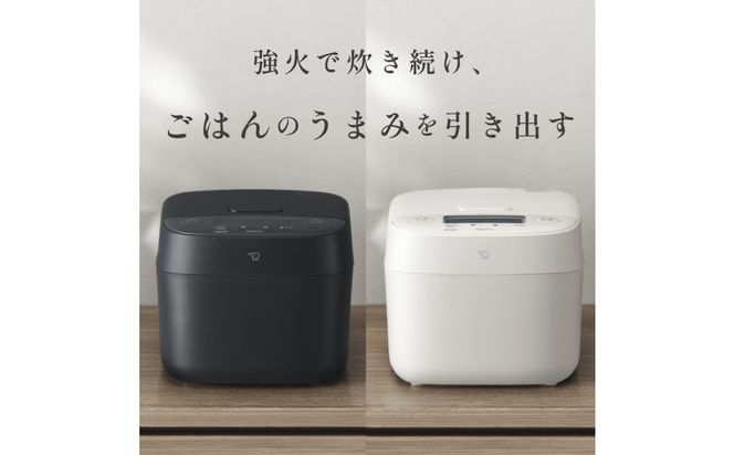 象印 IH炊飯ジャー 5.5合炊き ( 炊飯器 ) 「 極め炊き 」 NVKA10-BA ブラック 272183_AK102