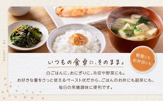 ひとみずの練り梅 200g 自然栽培で育てた紀州南高梅使用 ※栽培期間中、農薬・肥料・堆肥不使用 304018_EW05
