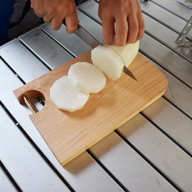 Camp plate solo両面使えるキャンプ調理プレート メープル