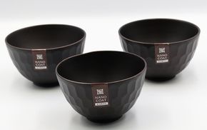 ◇ボコボコ椀　DBR（S）　3個入り［TN216］ 303446_XB90029