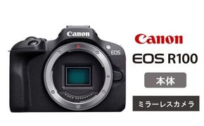 【Canon】 キヤノン ミラーレスカメラ EOS R100 ボディー キャノン 一眼 家電_0031C