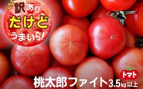 先行予約　高糖度　ももたろうトマト（春夏発送）　訳あり　3.5キロ以上　不揃い わけあり ワケアリ 農家直送 とまと tomato　NG00002