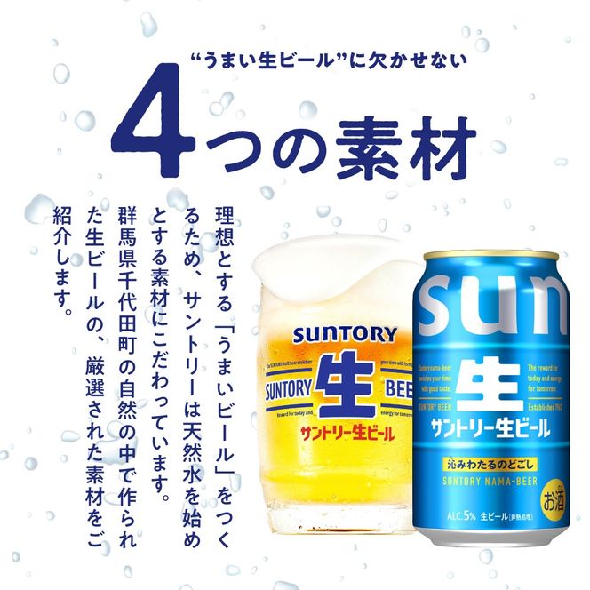 【12ヵ月定期便】2箱セット サントリー トリプル生 350ml×24本 12ヶ月コース(計24箱)