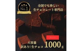 大容量 訳あり 生チョコレート 1000g プレーン 312011_DD009