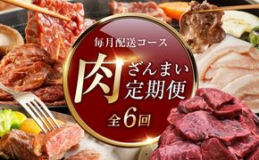 099Z129 アキラ商店 肉三昧 プレミアム 定期便 全6回【毎月配送コース お楽しみ 焼肉 ていきびん 焼くだけ 小分け BBQ やきにく 数量限定】