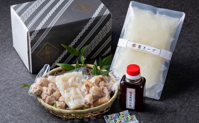 水炊き 60年以上続く老舗＜博多味処いろは＞の水たきセット 1～2人前 鍋 セット 水たき ※配送不可：離島