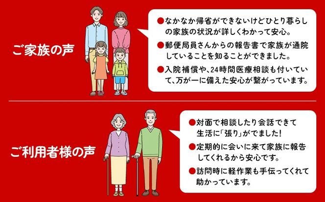 郵便局のみまもりサービス 6ヶ月コース 日本郵便株式会社《30日以内に出荷予定(土日祝除く)》岡山県 浅口市 郵便局 見守り---124_610tei_30d_23_50000_6---