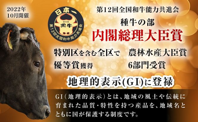 ＜選べる＞鹿児島黒牛カタローススライスセット 600g～1.8kg　K127-019_SKU