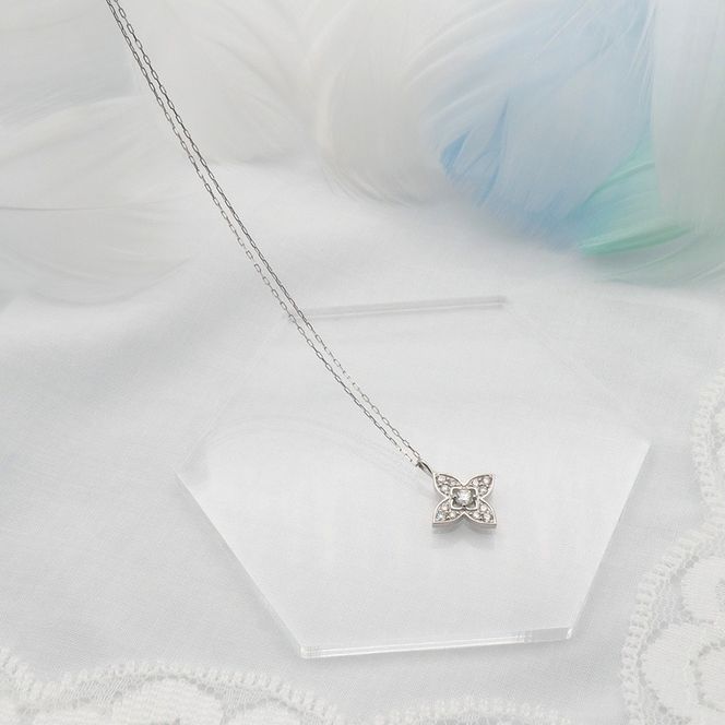 PT900/PT850 0.15ct ダイヤモンド ペンダントネックレス HH-019744 SWBT011