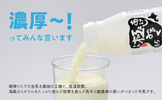 3ヵ月 定期便 北海道 厚岸産 牛乳 あっけし極みるく65 900ml×6本 (計5.4L) 全3回 連続お届け 【釧路太田農業協同組合】[ ミルク ノンホモジナイズ製法 濃厚 農協 北海道産 ファミリー 朝食 ]