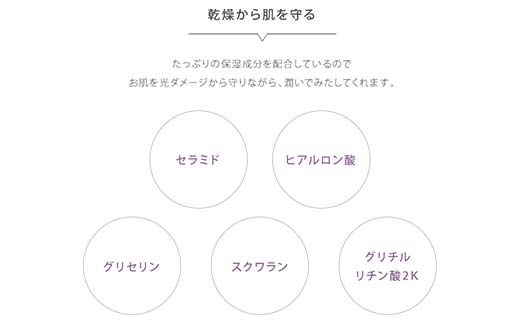 ラシンシア サンシールドゲル SPF50 55ml ｜ノンケミカル UVジェル 敏感肌対応 日焼け止め 美容液ゲル 無添加 日本製 化粧品 メイク F4N-2350