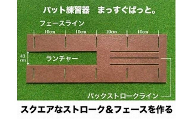 【CF-R7hbk】PGS041　ゴルフ練習セット・標準＆最高速（45cm×5.5m）2枚組パターマット（土佐カントリークラブオリジナル仕様）