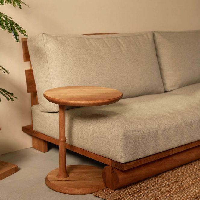 YORI Side Table（サイドテーブル） テーブル 机 インテリア 木製 おしゃれ かわいい 家具 ローテーブル 丸 デスク サイドデスク 1人暮らし 新生活