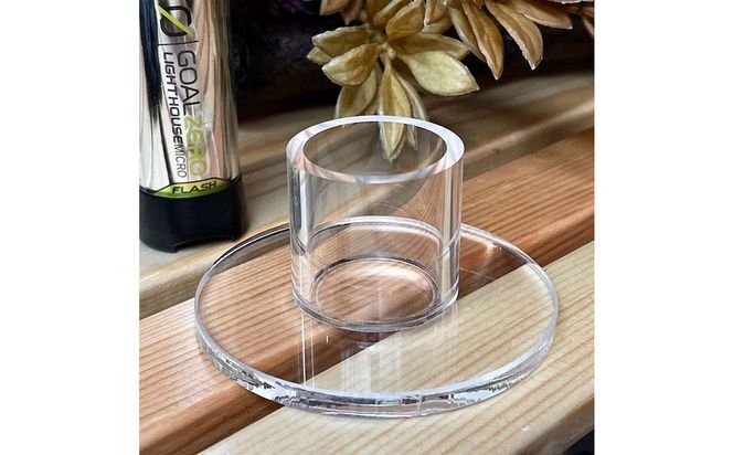 ゴールゼロ用シェード　REN　蓮　マット　1個　アウトドア・インテリアに　川崎市自社工場一貫生産品【glass】 141305_MH10VC02