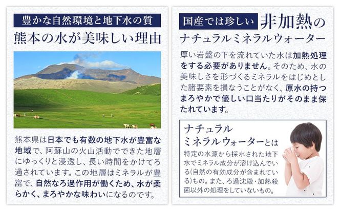 【3ヶ月定期便】水 500ml 家計応援 くまモン の ミネラルウォーター 天然水 熊本イオン純天然水 ラベルレス 45本 500ml 《お申込み翌月から出荷》 飲料水 定期 備蓄 備蓄用 箱 ペットボトル 防災用 調乳 ラベル ミネラルウオーター---gkt_lcl_377_45h3tei---
