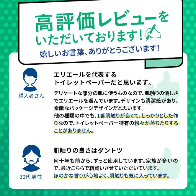 エリエール トイレットティシュー ボックスティシュー  2品別配送 セットA トイレットペーパー ティッシュ トイレ まとめ買い 防災 常備品 備蓄品 消耗品 備蓄 日用品 生活必需品 送料無料 定番 北海道 赤平市 