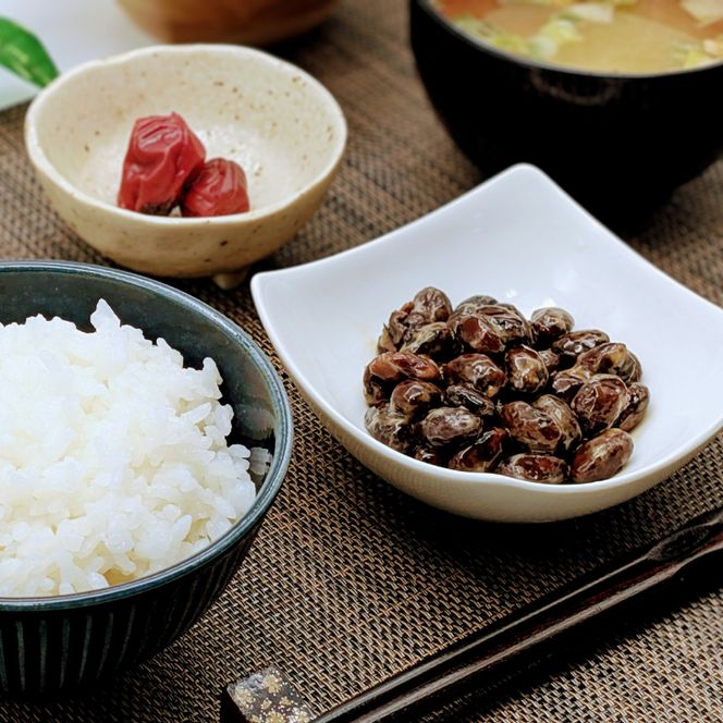 花巻納豆　黒豆・大粒セット （2パック×9個×2種類） 大内商店 【2363】