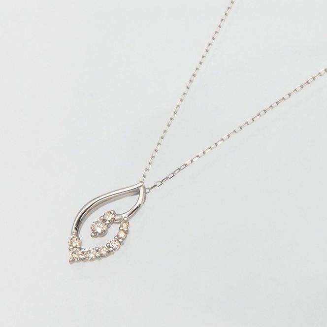 PT900/PT850 0.10ct ダイヤモンド ペンダントネックレス HH-019740 SWBT007