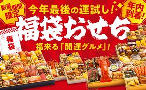 【12月29日着】 福袋おせち 年内到着 期間限定 数量限定 福袋 おせち おせち料理 お正月 冷凍おせち 年末配送 お節 御節 冷凍 2025 2026 うなぎ 鰻 いくら 伊勢海老 ぶり サーモン カニ 黒毛和牛 牛肉 ローストビーフ ステーキ ハンバーグ 牛タン ハム
