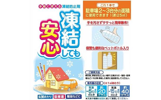 融雪剤 凍結してもササっと安心 500ml × 2本 雑貨 日用品 凍結防止