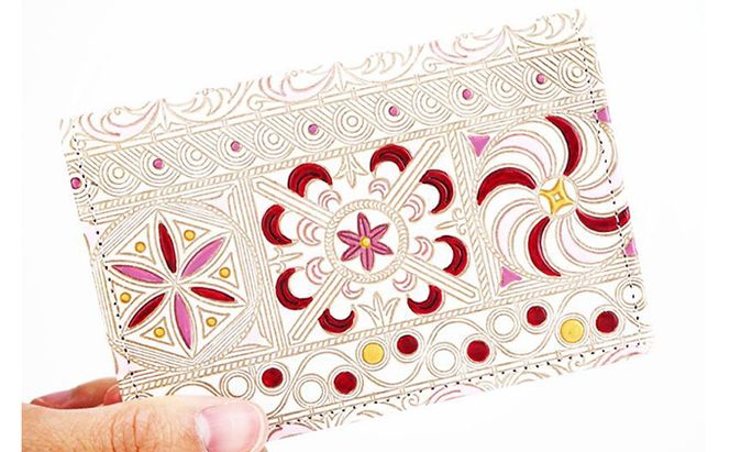 パスケース 錦紗 ピンク 文庫屋大関 名刺入れ カードホルダー 名刺ケース 名刺ホルダー カード入れ 定期入れ 定期ケース 雑貨 生活雑貨 小物 革小物 革製品 本革 日用品 民芸品 工芸品 東京 東京都 墨田区