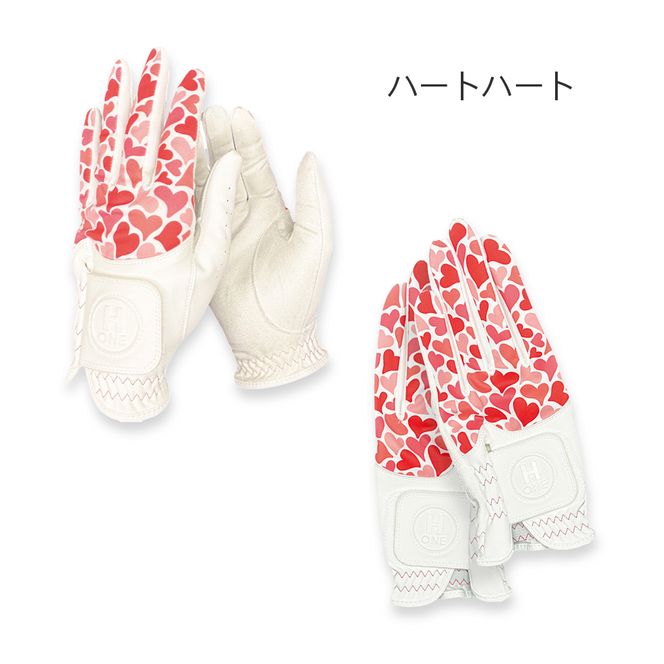 ゴルフ用手袋（レディース両手用）H-ONE Graphic (エイチ-ワン グラフィック) ゴルフグローブ ゴルフ用 レディース ハシセン UVカット 