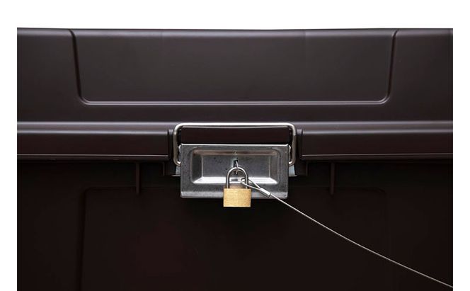 宅配ボックス５４０ TBP-540 ブラウン アイリスオーヤマ 宅配 69L ポスト 個人宅 宅配BOX 置き配 郵便受け 配達ボックス 宅配便 簡易宅配ボックス 屋外  玄関  郵便 荷物 不在 再配達 鍵付き 南京錠 ワイヤー付き