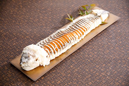 近江本にごろ　ふなずし　大スライス　【380ｇ×1尾（スライス）】【AD04W】（滋賀県　近江八幡市）