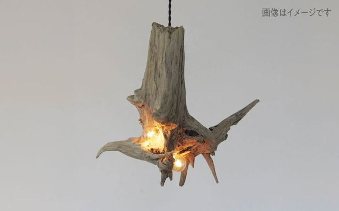 W Bulb Roots pendantlight ペンダントライト 糸島市 / WOOD'ARBRE(ウッドラヴル)【TIME】 インテリア 照明[ADC004] インテリア 照明 ライト ペンダントライト 間接照明 天井照明 流木 ウッド