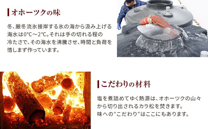 オホーツクの塩 1kg×1個 あら塩 [ 国産 塩 オホーツク 手作り おにぎり 料理 ]