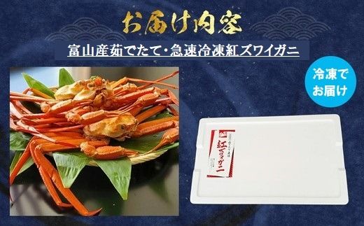 【冷凍】自社漁船直送！魚卸問屋の紅ズワイガニ 700g級×3ハイセット｜かに カニ 蟹 国産ずわい蟹 ずわいガニ 紅ズワイ蟹 紅ずわいがに 紅ずわい蟹 ボイル セットかにしゃぶ 魚貝類 魚介類 海鮮 鮮魚 新鮮 蟹飯 人気 豪華 ご褒美 贅沢 お取り寄せ グルメ カニ味噌 ※2026年9月～発送