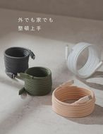 スパイラルケーブル CtoC 2m (シェルピンク)｜Type-Cケーブル ケーブル 充電 iPhone スマホ スマートフォン iPad タブレット ノートPC [2550]