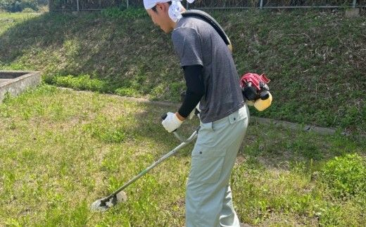 土浦市内の敷地の草刈費用に使用できる 15,000円券