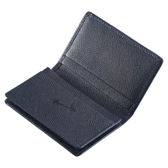 【豊岡財布】 craftsmanship　バレキ名刺入れ（CW003）(ネイビー)