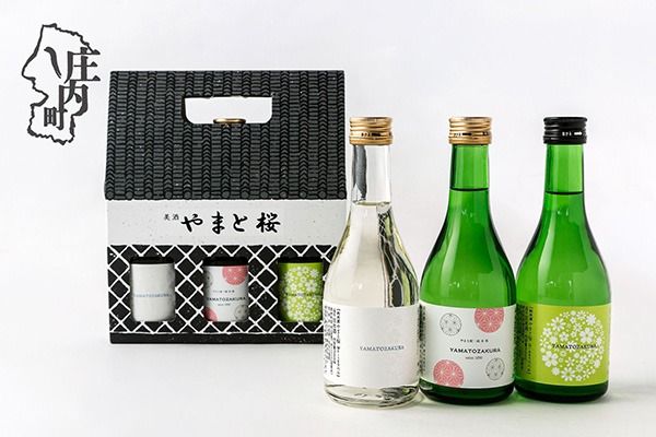 やまと桜 Choi飲みセット 300ml×3本 日本酒 飲み比べセット 八反錦 出羽の里 純米酒 地酒 山形県産 ミニボトル 飲み切りサイズ 晩酌 ギフト 自分用 香りを楽しむ