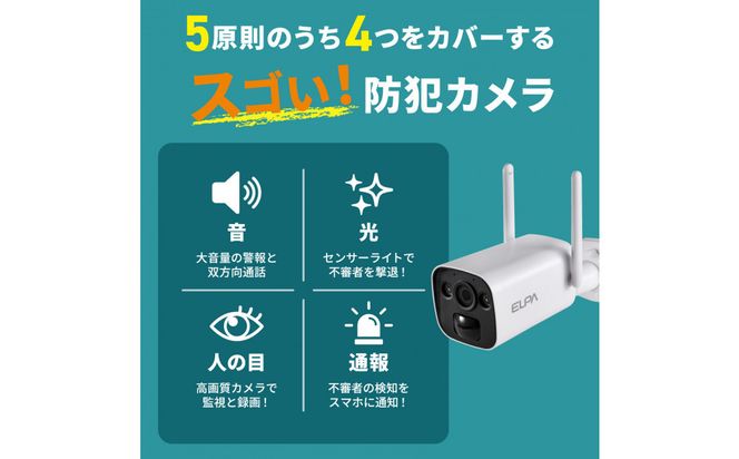 ソーラー充電式カメラ　TBC-BC400 272183_AZ177