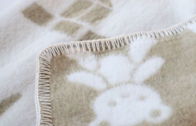 G2024 【オーガニックコットン100%】泉州南部織/あったか起毛ベビーブランケット＜スピード発送＞