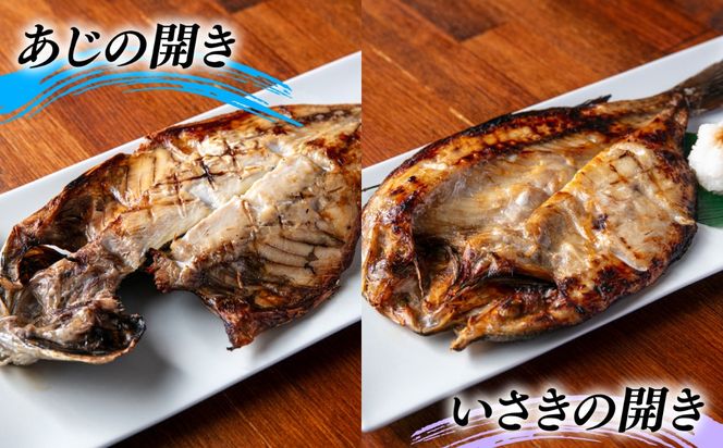活き活き鮮魚開きセット（真鯛・連子鯛・アジ・いさき・やりいか 計 5枚）糸島市 / 有限会社 糸島海産 / 開き / セット[AMR001]