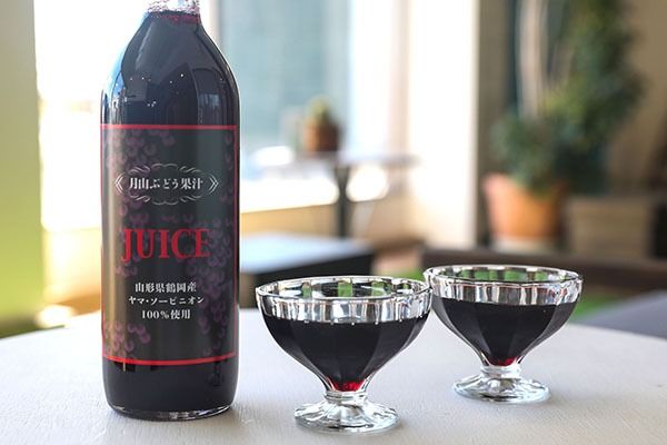 食の都庄内 月山ぶどう果汁100％ジュース 6本セット 濃厚 ブドウジュース ぶどう 保存料不使用