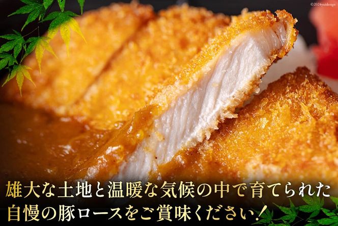 豚肉 ロース とんかつ用 300g ×6 計 1.8kg [甲斐精肉店 宮崎県 美郷町 31as0090] 冷凍 小分け 宮崎 豚 真空パック とんかつ リブロース