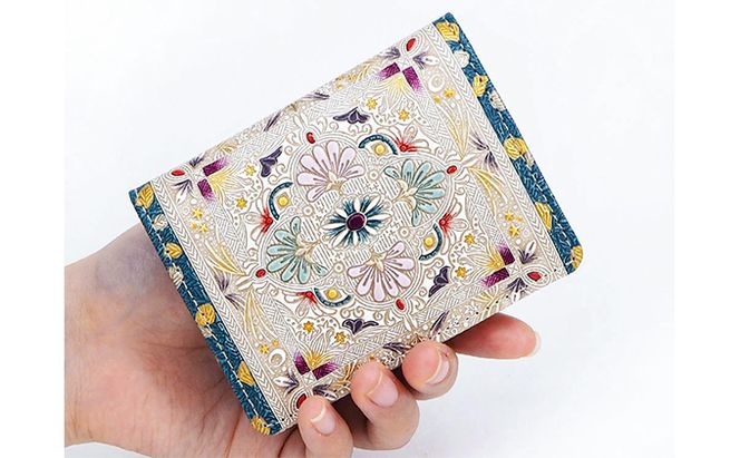 【文庫屋大関】箱まち小銭入れ　黄金のタピ【皮革工芸品】 ファッション小物 財布 民芸品 